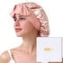22 Momme Silk Sleep Cap with Ice Silk Band (T)